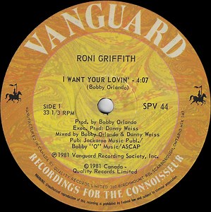 Roni Griffith - I Want Your Lovin' / Desire