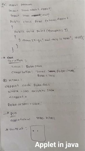 WHAT IS APPLET TYPES OF APPLETS IN JAVA