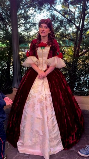 Meeting Princess Belle From Beauty & The Beast Meet & Greet in EPCOT at Disney World