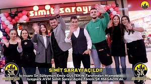 SİMİT SARAYI AÇILDI! Iyaşpark AVM’de Yenilenen Yüzüyle Hizmete Başlayan Simit Sarayı’nın Açılış Töreni Bugün Gerçekleşti. İş İnsanı Sn.Süleyman Emre GÜLTEKİN Tarafından Hizmete Açılan, Simit Sarayı Açılış Töreni ŞK MAGAZİN’de. | Şehir Kapında | Facebook