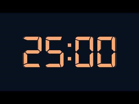 25 Minute Brown Noise Timer Calm Pomodoro