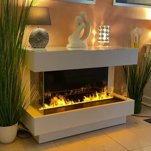 Elektrokamin Concept 4 mit Opti-myst Elektrofeuer Cassette 1000R