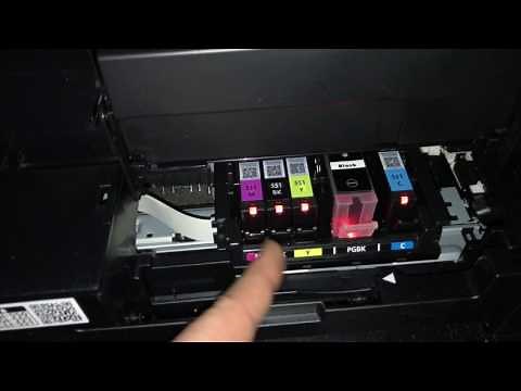 How to replace Canon Pixma MX printer ink cartridge change cartridges Canon multifunction device