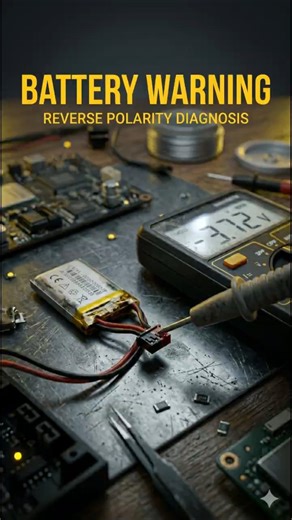 Don't Fry Your Board! ⚠️ The Battery Reverse Polarity Test
