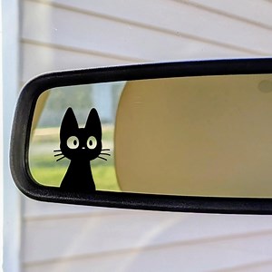 Peaking Cat Sticker - Funny Cat Lover Decal Cute Pet Owner Gift Cat Mom Sticker Easter Egg Car Window Peeker Rearview Mirror Vinyl Decal - Etsy