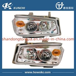 [Hot Item] High Light Wg9719720002 Bulb Truck Part Good Quality Front Lamp Headlight for Heavy Trucks HOWO Sinotruk Cabin