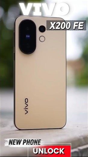 Vivo X200 FE 🔥 First Look | Premium Design & Powerful Camera 😍 #Shorts
