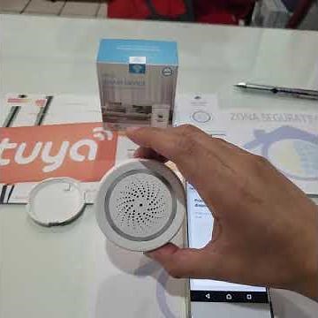Pasos para configurar la Sirena Inteligente WIFI Tuya Smart