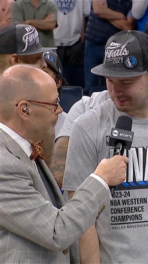 2.7M views · 10K reactions | Luka Doncic is awarded the Earvin “Magic” Johnson Trophy as he is named the Western Conference Finals MVP!  | NBA | Facebook