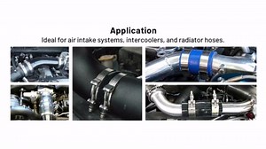 EVIL ENERGY 3 Inch T-Bolt Hose Clamps, Stainless Steel 304 Turbo Intake Clamps, 77-85mm Adjustable Range for 3" Hose ID, Intercooler Radiator Pipe Clamps for Silicone Coolant Hoses, 4PCS