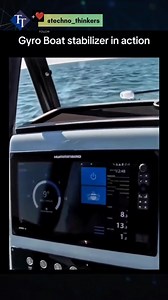 5.9K views · 87 reactions | gyro stabilizer helps keep the boat steady by using a fast-spinning flywheel inside. When the boat starts to roll, the flywheel tilts slightly forward or backward, creating a force that pushes back against the movement. #gyro #gyroscope #ship #ships #marine #marinelife #captain #education #jacksparrow #technothinkers #machinelearning #ai | TechnoThinkers | Facebook