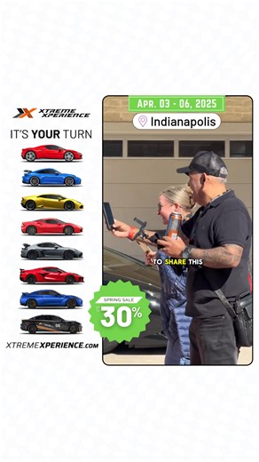 🌳 Spring Sale - Up to 30% Off Supercar Driving Xperiences for a LIMITED TIME What are you waiting for? 🤔 Get behind the wheel of your dream car and Xperience the drive of a lifetime! 🏁 DRIVE on a Racetrack ✅ No Experience Needed 🚨 Space is Limited Get up to 30% off the driving Xperience of a lifetime. Find a location near you at www.TheXtremeXperience.com | Xtreme Xperience