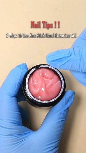 Professional nail art gel to extend, carve and DIY.😉 Using #bornpretty Non Stick Hand Extension Nail Gel (ID56021) #nailtips #gelnails #extensiongel #nailart #allshineonme | Bornpretty