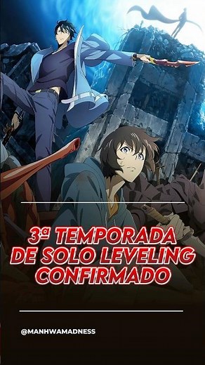 Solo Leveling Season 3 finally confirmed 👀🔥 #webtoon #anime