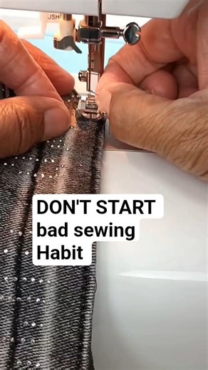 SEWING HABIT PART 1 | DON'T START A BAD SEWING HABIT #sewingtips #sewingtutorial