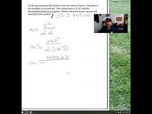 U7V4 Fall Force and Impact Pressure SAFM 3413