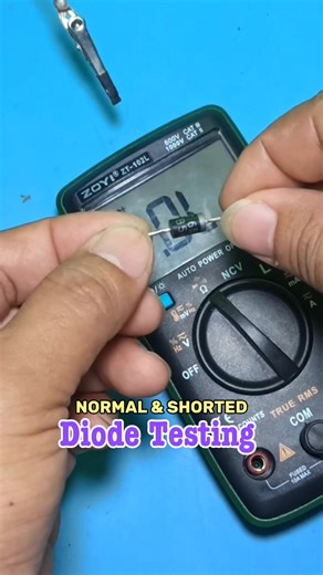 288K views · 3.4K reactions | Prueba de diodos normales y en cortocircuito. #Reels #viral #shorts #LED #FM #radio #creative #ideas #electrician #electronics #audio #speaker #repair #diyproject #diy #componenteselectrónicos | Belajar Servis Elektronika | Facebook