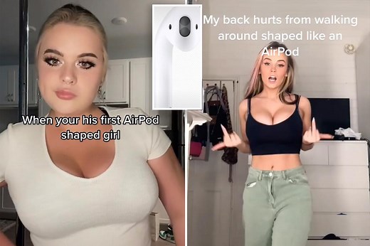 Big-chested women are now calling themselves ‘AirPod-shaped’