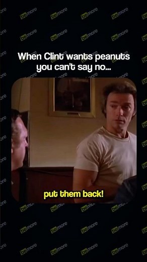 Clint Eastwood Just Wanted Peanuts, Then This Happened #moviescenes