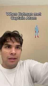When Batman Met Captain Atom #batman #justiceleague #comics #dc