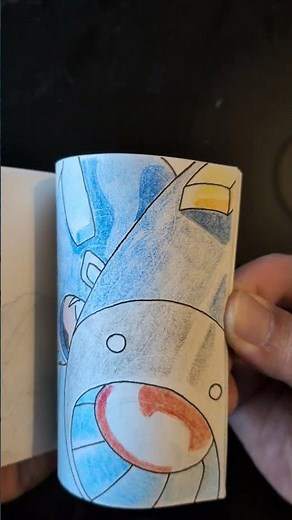 Proto Man vs Mega Man #flipbook #megaman #drawing