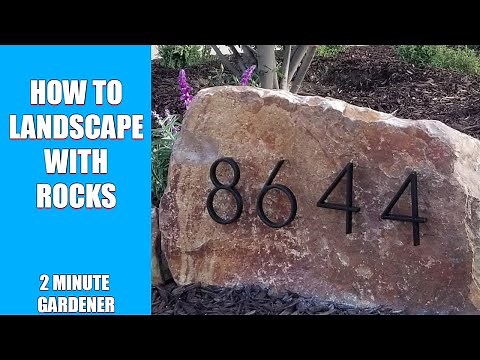 How to landscape with rocks