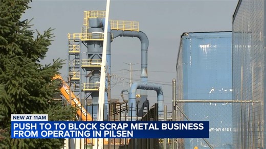 Pilsen community calls to block operating permit for Sims Metal, citing failed emission test