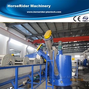 [Hot Item] Waste Recycling PE PP Plastic Film Washing Drying Machine with Centrifugal Dewatering Machine