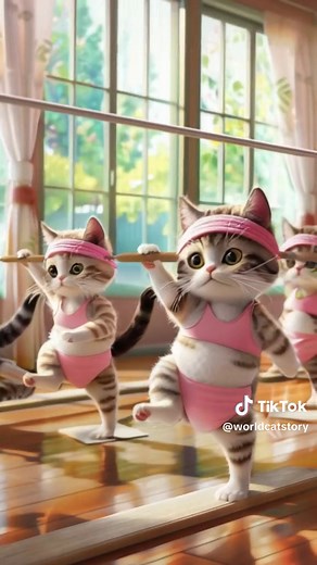 エクササイズにゃん！かわいい猫ヨガ教室・トレーニング