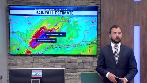 Rainfall Totals: Historic flooding in Connecticut