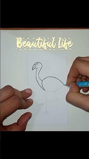 Beginner Swan Drawing Hack! So Simple 😱🦢#Shorts#ArtShorts#DrawingShorts