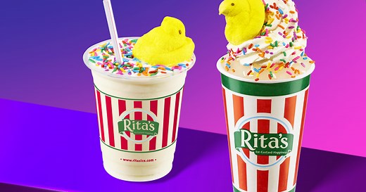 Rita's is selling a Peeps water ice flavor this spring