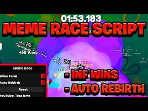 [NEW BEST] Meme Race Script Pastebin - (ROBLOX) *Auto Rebirth & Infinite Wins* Exploit