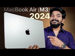 MacBook Air M3 Chip (2024) Unboxing & Initial Impressions || in Telugu ||