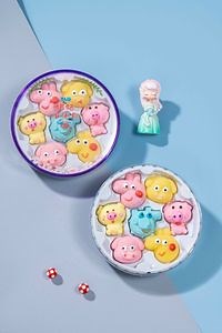 [Hot Item] 110g Round Box Gift Packing Pig Shaped Marshmallow Candy