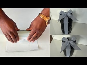Creative Cylindrical Gift Wrapping Techniques