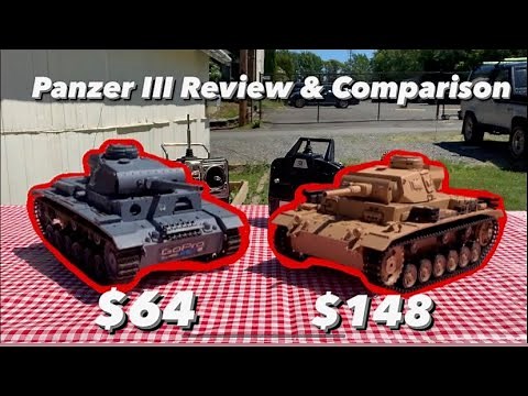 Rc 1:16 Scale Heng Long Panzer III review and Comparison