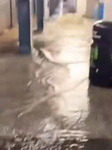 Ah yes, the New York City subway on a rainy day—because nothing says “world-class city” like flooded platforms and trains. @ImMeme0 | Linda Traitz