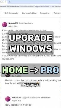How to Upgrade Windows 11 Home to Pro Using Generic Key (Official Method) | No Reinstall #shorts