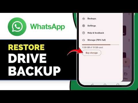 How To Restore WhatsApp Backup from Google Drive (Easy Guide 2026) | Android to iPhone Chat Restore