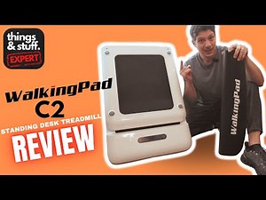 WalkingPad C2 - Unboxing, Setup, Demo & Review of Foldable, Standing Desk Treadmill