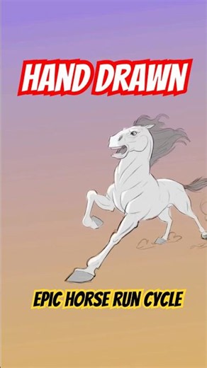 EPIC Horse Run Animation 🐎⚡