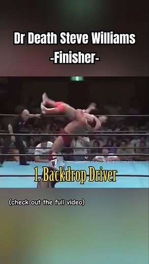 DR DEATH STEVE WILLIAMS - Backdrop Driver #finisher