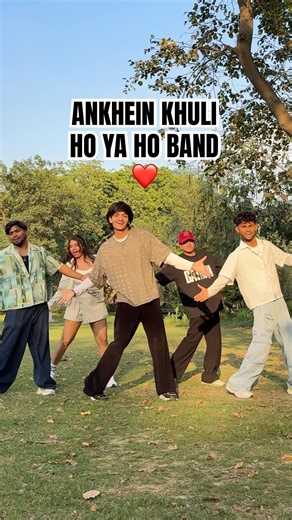 AANKHEIN KHULI HO YA HO BAND DANCE COVER ❤️✨| Trending Bollywood song dance | Old bollywood Music