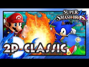 Super Smash Bros. Wii U - Classic Mode: Mario & Sonic! (2 Player)