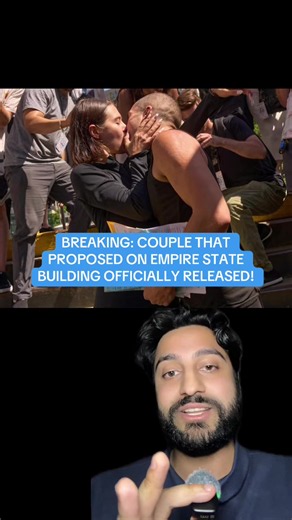 BREAKING: COUPLE THAT PROPOSED ON EMPIRE STATE BUILDING OFFICIALLY RELEASED! #empirestatebuilding #proposal #propose #couple #update