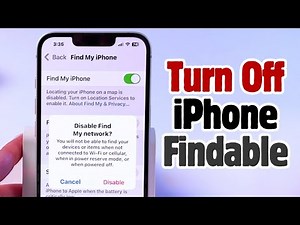 iPhone 16e Guide - Disabling Find My iPhone and Findable After Power Off Features