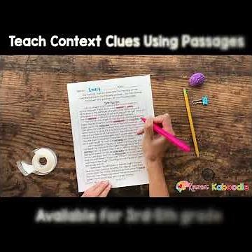 Context Clues Activities: Context Clues in Reading Passages