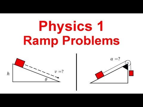 3 Forces Problems with Ramps (Physics)