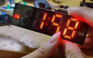 咩咩的 新产品（划掉）预告 esp8266的工作日闹钟 数码管时钟